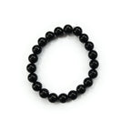 Black Obsidian 8mm Crystal Bracelet for Men and Women | JewelOn