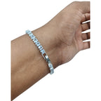 Mahira Big Diamond Tennis American Diamond Bracelet | JewelOn