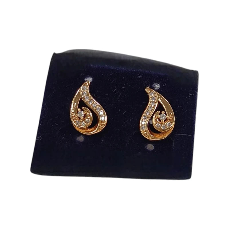 Sitara Sparkling Stud American Diamond Earrings | JewelOn