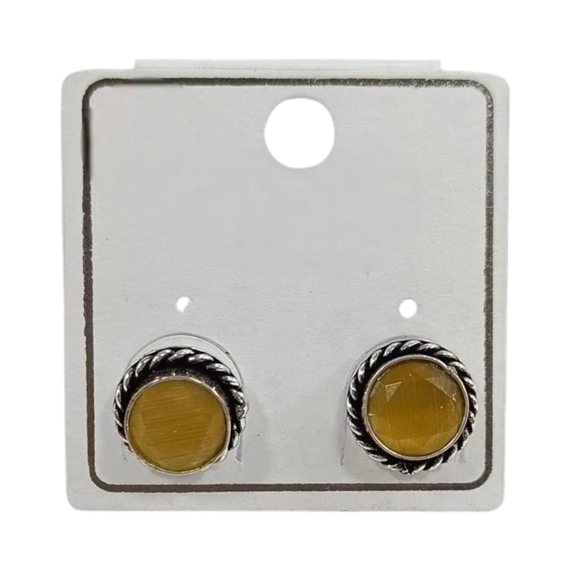Daily Wear Oxidised Stud Erring 23