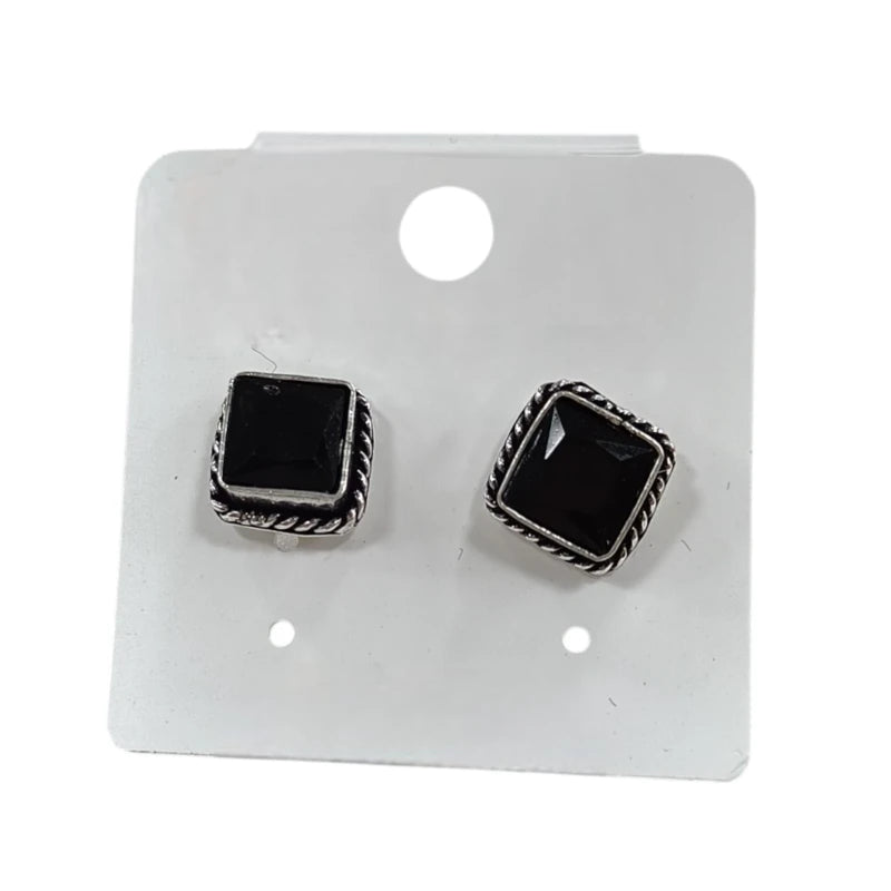 Daily Wear Oxidised Stud Erring 9