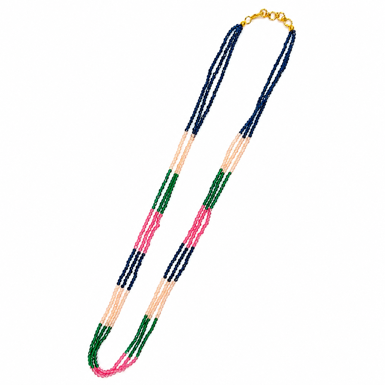 Rangdhara 4 Colour Micro Crystal Beads Chain | JewelOn