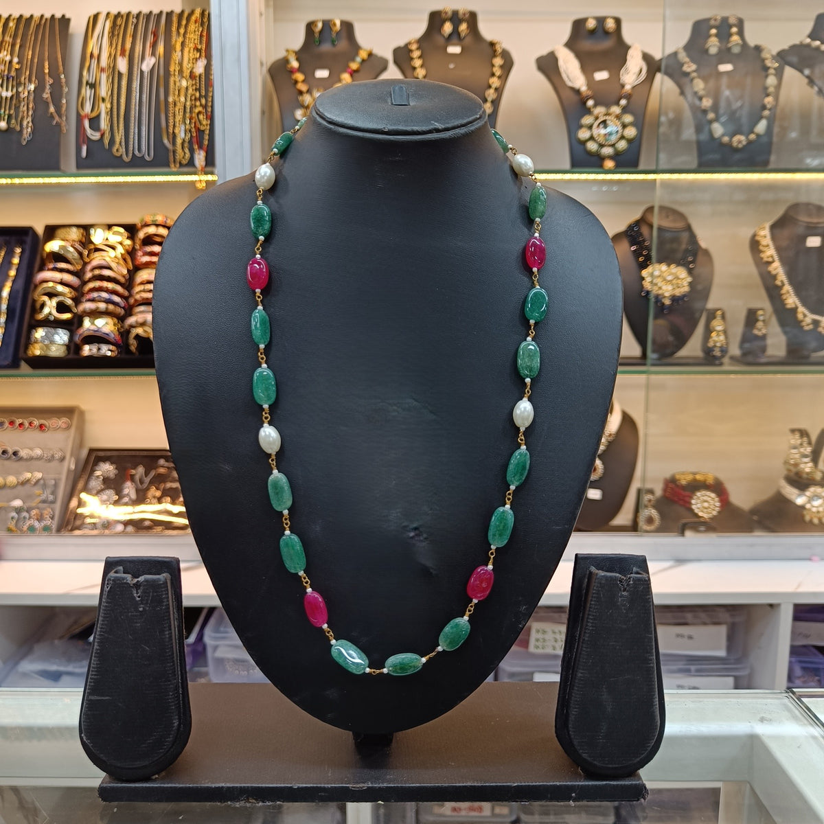 Single Line Stone Mala