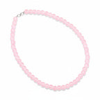Gulabi Moti Mala Light Pink Glass Bead Necklace | JewelOn