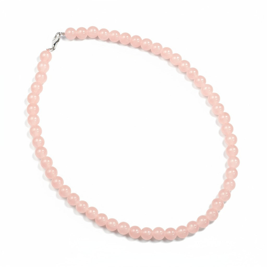 Aabha Peach Glass Moti Mala | JewelOn