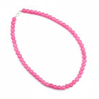 Gulabi Pink Moti Mala Glass Pearl Necklace | JewelOn