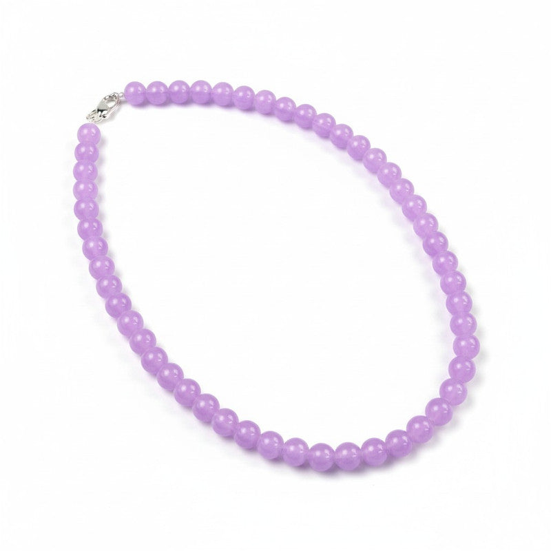 Purple Glass Moti Mala | JewelOn