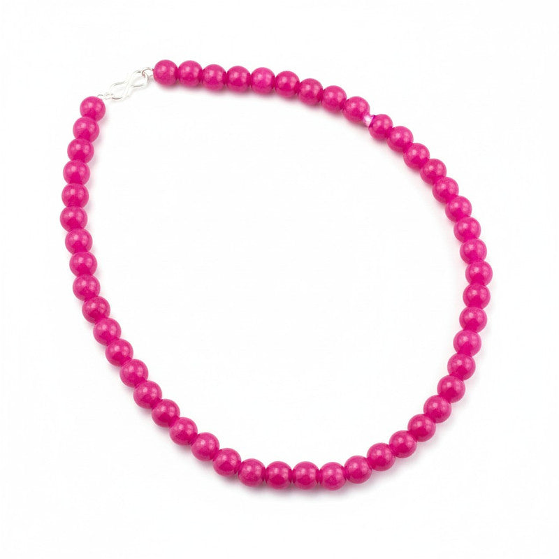 Rani Pink Glass Moti Mala | JewelOn