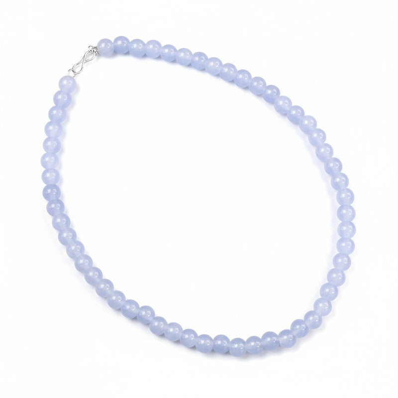Neelakshi Sky Blue Glass Moti Mala | JewelOn