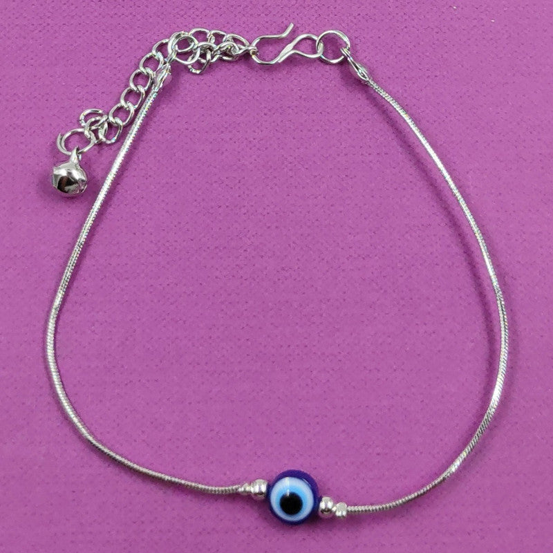 Nazar Raksha Evil Eye Chain Anklet | JewelOn