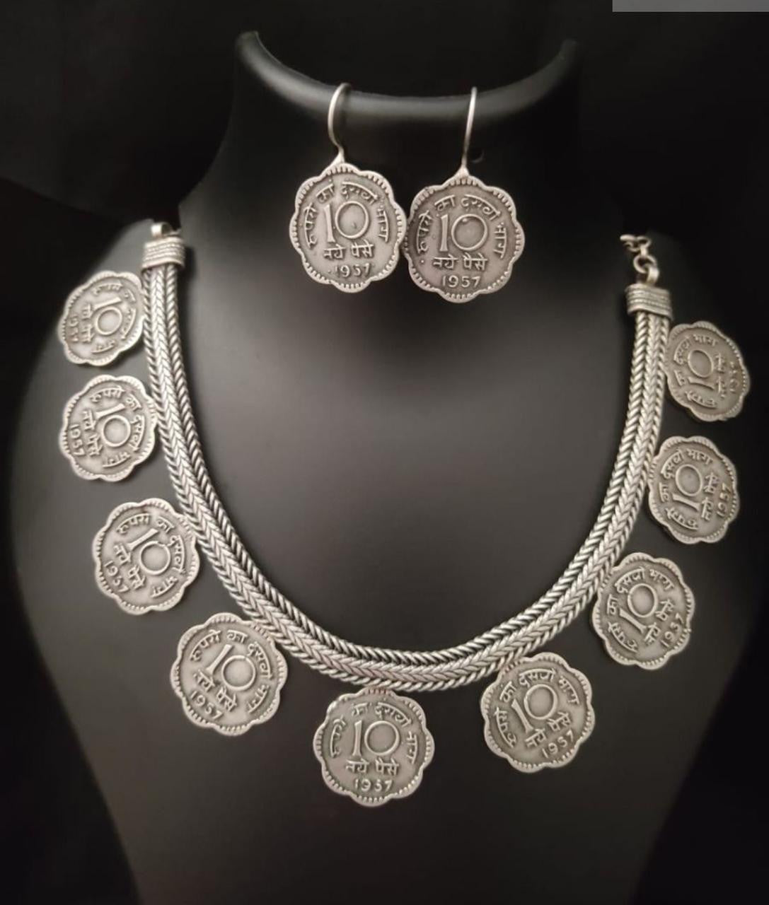 Dazzling Oxidise Necklace Set