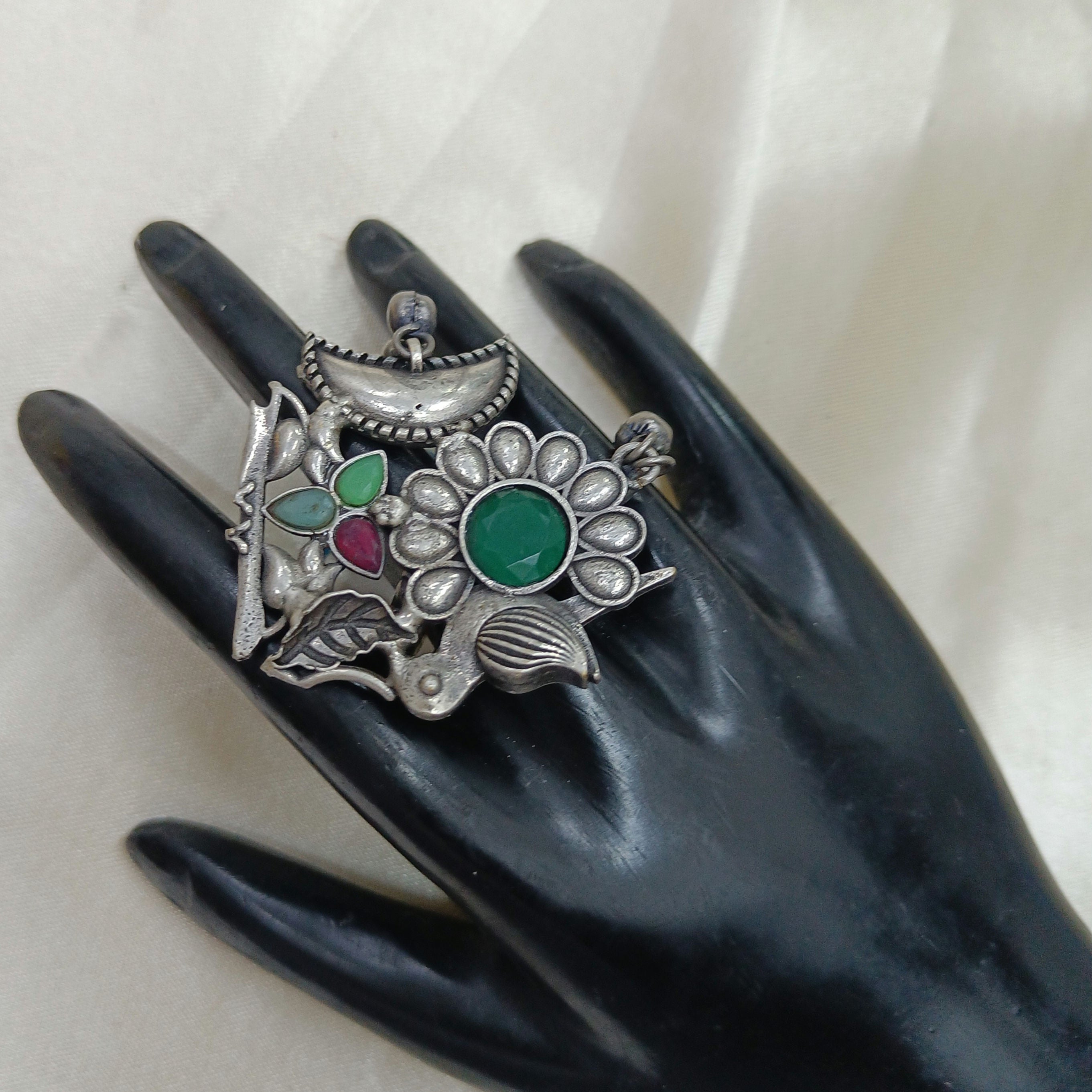 Oxidised Silver Plated Ring