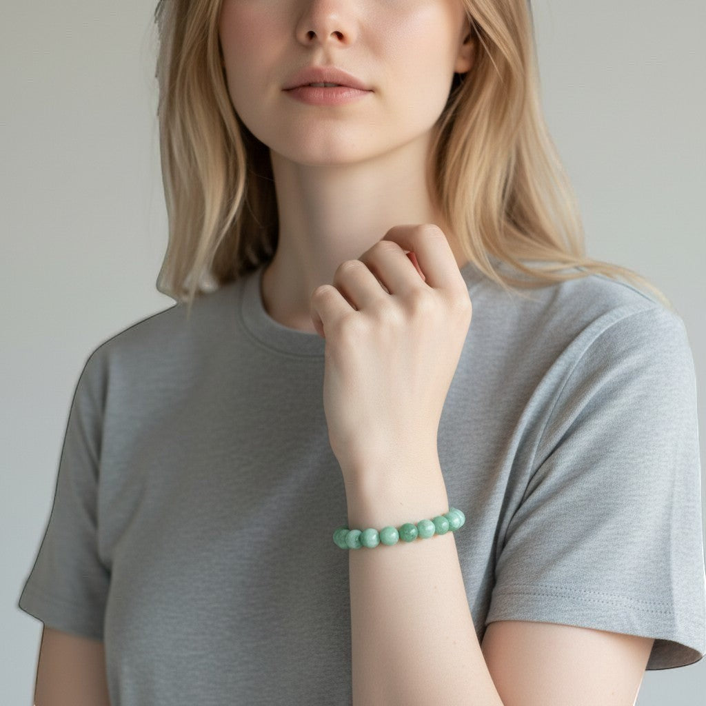 Amazonite 8mm Crystal Bracelet for Men and Women | JewelOn
