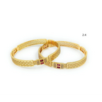 Thalia Gold Plated Bangles Set for Women | JewelOn
