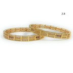 Priya Gold Plated Bangles Set for Women | JewelOn