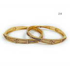 Dorada Gold Plated Bangles Set for Women | JewelOn