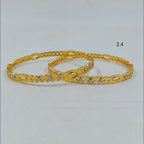 Noor Gold Plated Bangles Set for Women | JewelOn