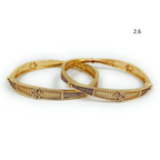 Dorada Gold Plated Bangles Set for Women | JewelOn