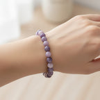 Lepidolite 8mm Crystal Bracelet for Men and Women | JewelOn
