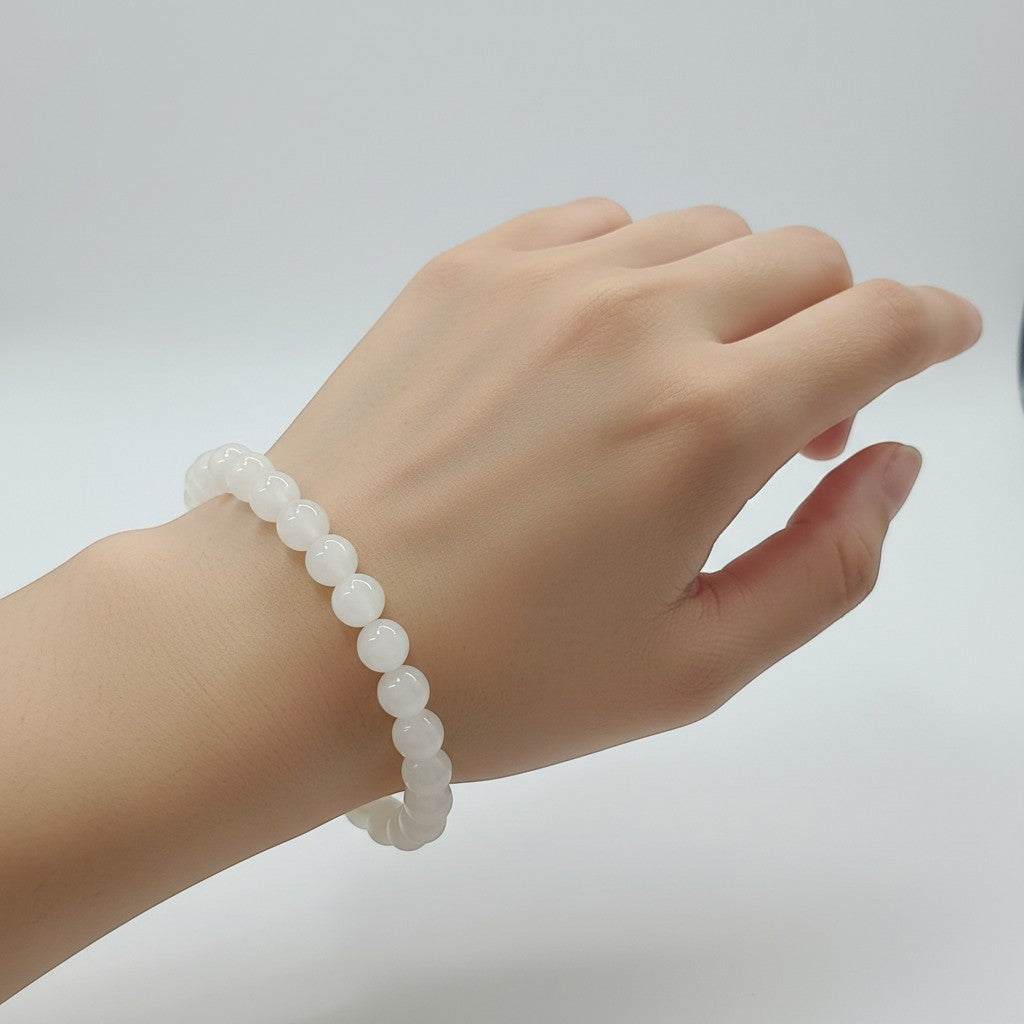 Moonstone 8mm Crystal Bracelet for Men and Women | JewelOn
