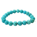 Turquoise 8mm Crystal Bracelet for Men and Women | JewelOn
