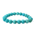 Turquoise 8mm Crystal Bracelet for Men and Women | JewelOn